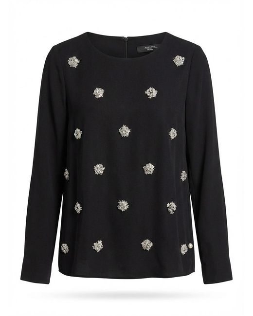 Weekend by Maxmara Black Long-Sleeved Blouse
