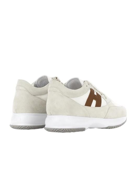 Hogan White Interactive Low-Top Sneakers for men