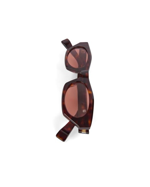 Balmain White Johan Sunglasses