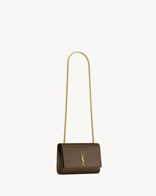 Saint Laurent White New Kate Small Shoulder Bag