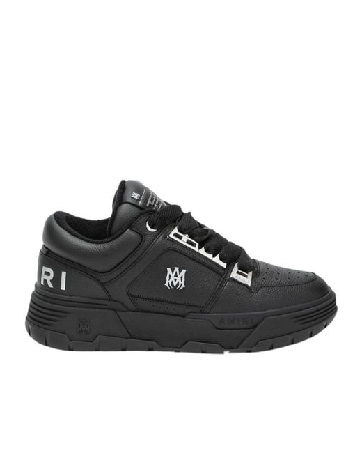 Amiri Black Logo Low-Top Sneakers for men