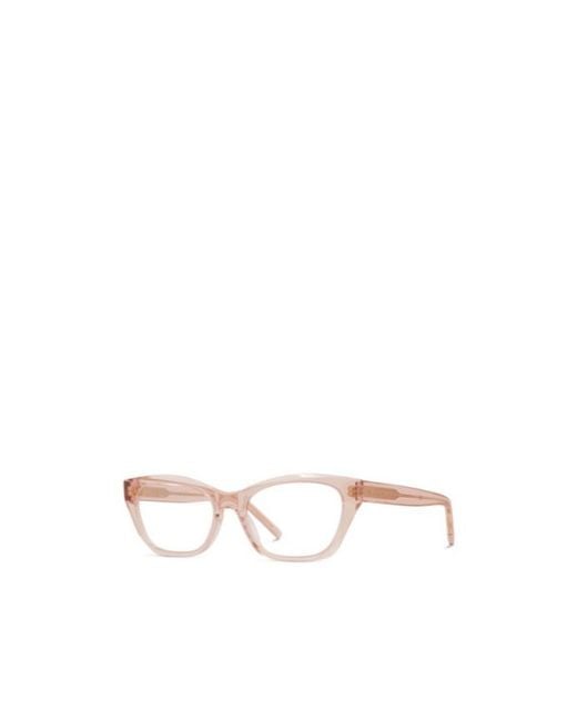 Givenchy White Transparent Glasses