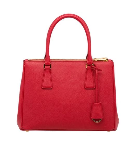 Prada Red Logo Shoulder Bag