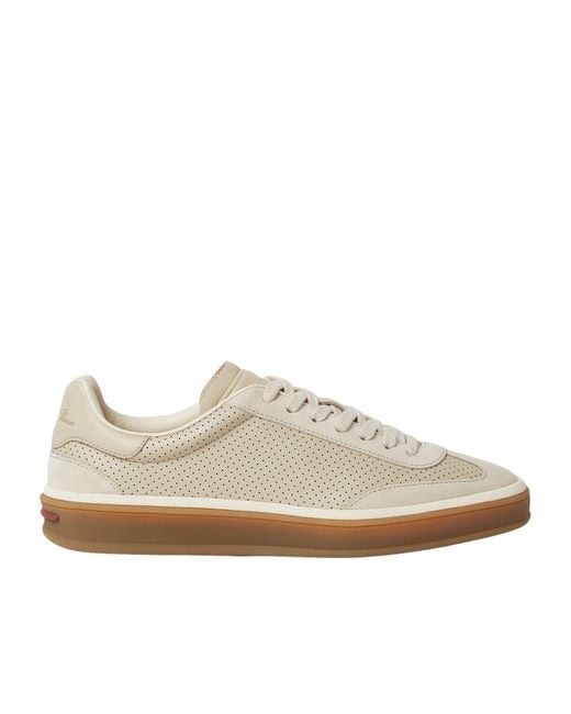 Loro Piana White Tennis Walk Sneaker