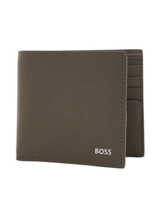 Boss Brown Bifold Wallet for men
