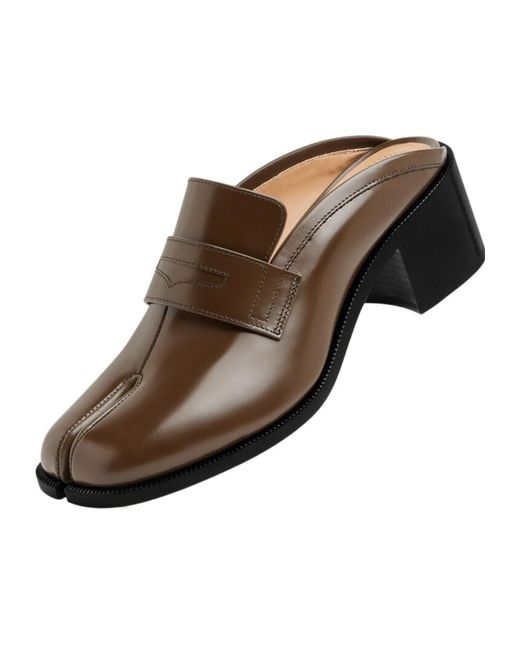 Maison Margiela Brown Tabi City Loafer Mule