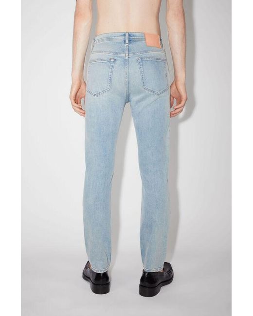 Acne Blue Slim-Fit River Jeans for men