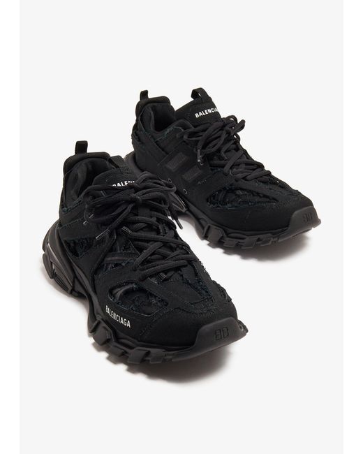 Balenciaga Black Track Low-Top Sneakers for men