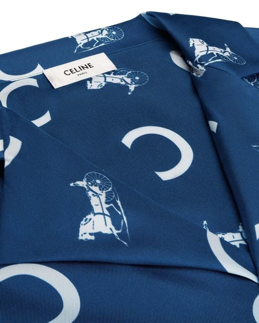 Céline Blue Scout Shirt for men