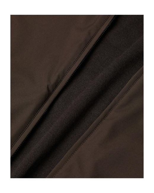 Loro Piana Brown Hooded Bomber for men