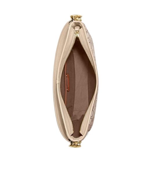 COACH Gray Logo Top-Handle Tote