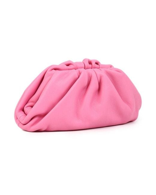 Bottega Veneta Pink Lanyard Leather Coin Pouch