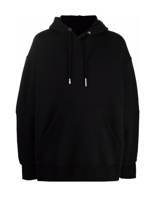 Givenchy Black Oversized Drawstring Hoodie for men