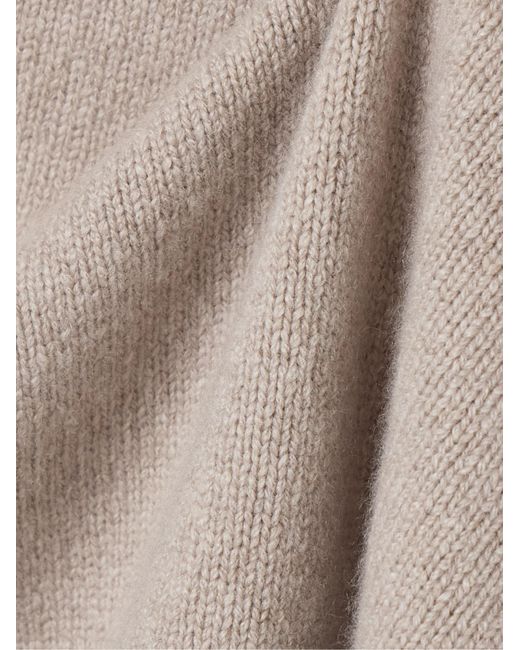 Khaite Natural Milo Cashmere Sweater