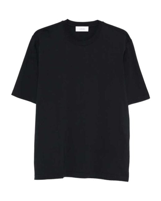 Lardini Black Crew-Neck T-Shirt for men