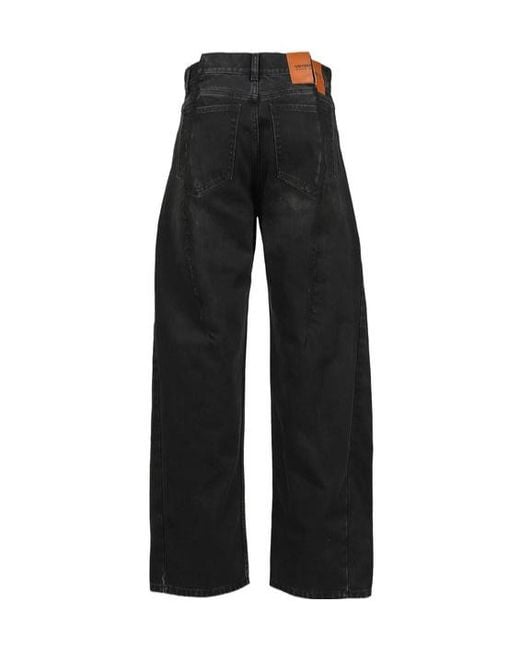 Vetements Black Non-Stretch Jeans for men