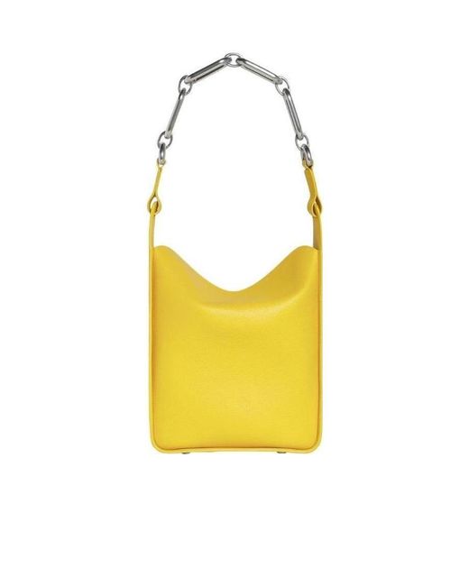 Balenciaga Yellow Tool 2.0 Small North-South Chain Tote Bag