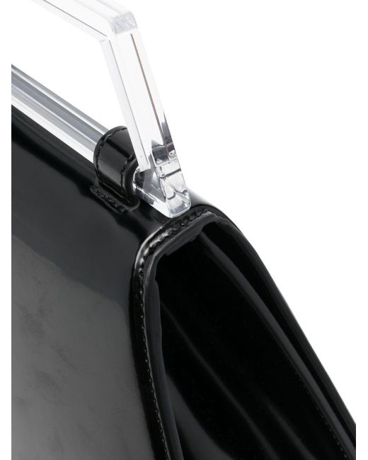 MSGM Black Logo Shoulder Bag