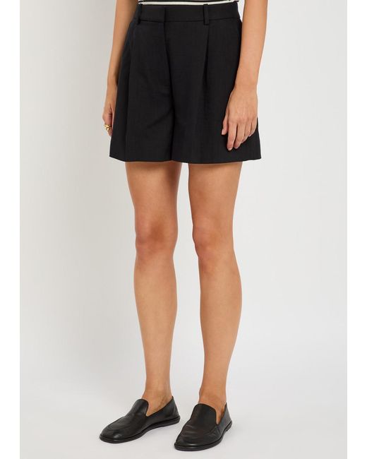 Anine Bing Black Belt Loop Shorts