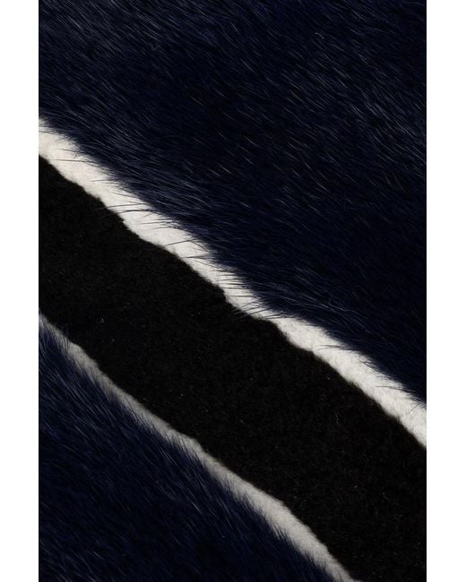 Dior Blue Striped Shawl