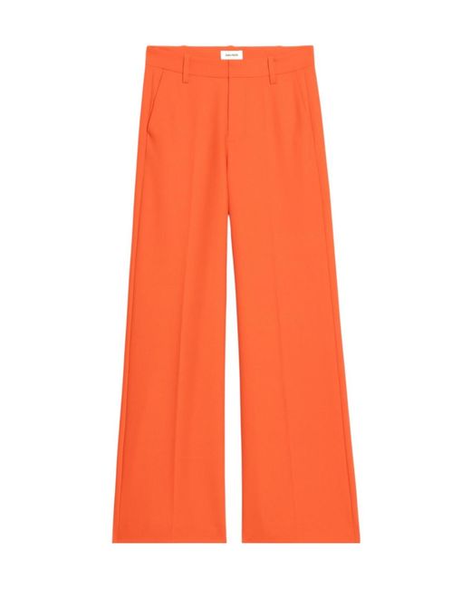 Zadig & Voltaire Orange Trousers Panol