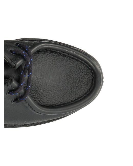 Paraboot Black Lace-Up Derby Shoes for men