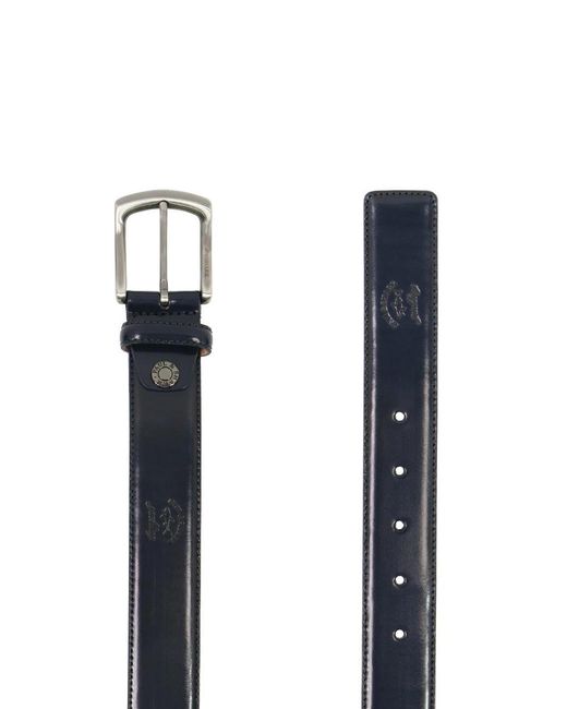 Paul & Shark Blue Logo Belt