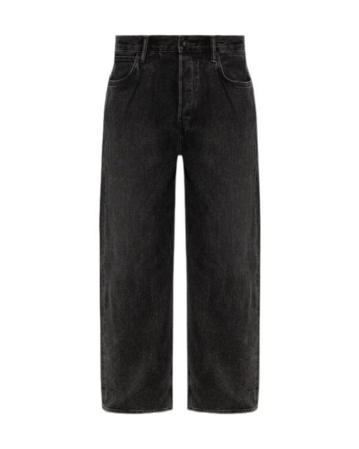AllSaints Black Relaxed Fit Jeans for men