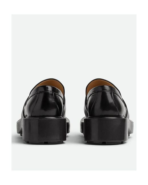 Bottega Veneta Black Monsieur Loafers for men