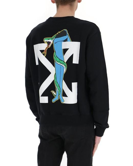 Off-White c/o Virgil Abloh Black Arrows-Motif Sweatshirt for men