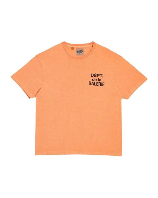 GALLERY DEPT. Orange Printed T-Shirt for men