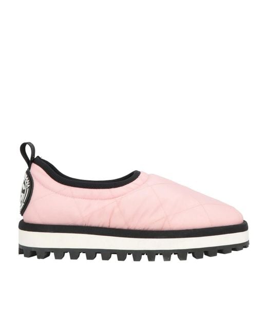 Dolce & Gabbana Pink Solid Color Sneakers