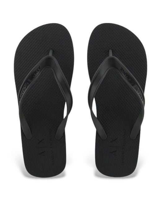 ARMANI EXCHANGE Multicolor Round Toe Flip Flops for men