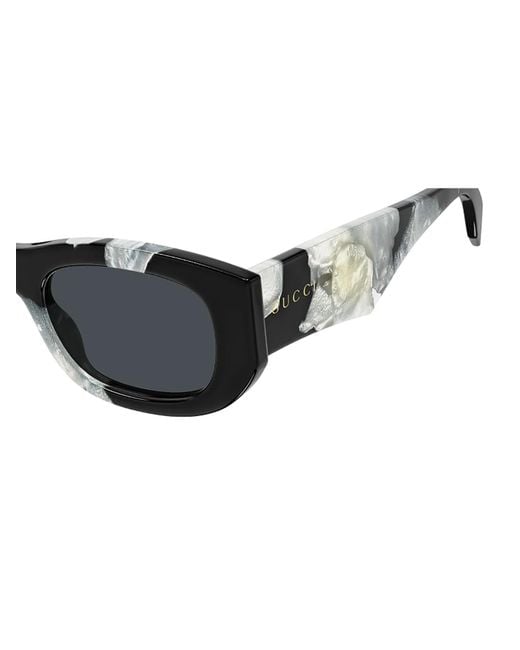 Gucci Black Eyewear Panthos Frame Sunglasses for men