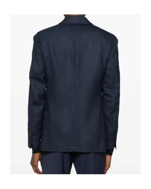 Lardini Blue Single-Breasted Blazer for men