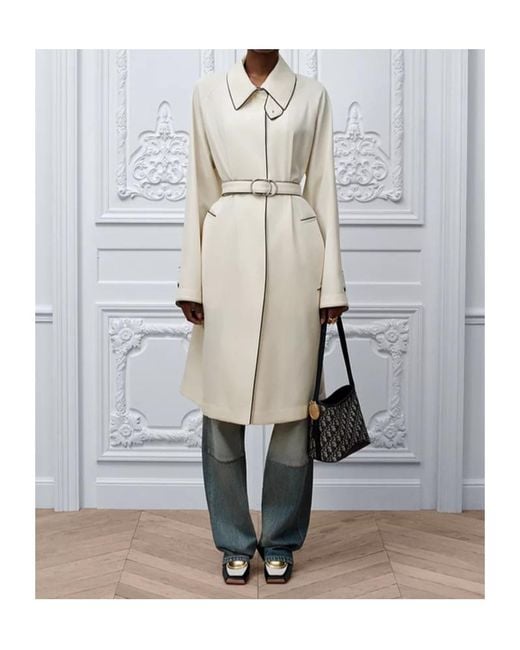 Dior Natural Belted Coat