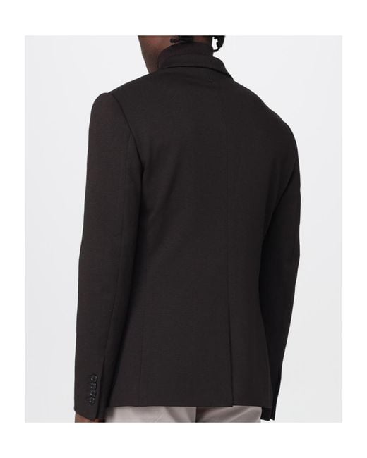 Boss Purple Boss Roll-Neck Knitted Jumper for men