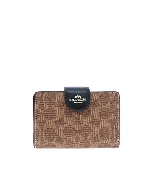 COACH Brown Bifold Wallet