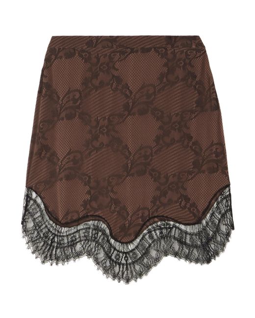 Tom Ford Brown Sector Skirt