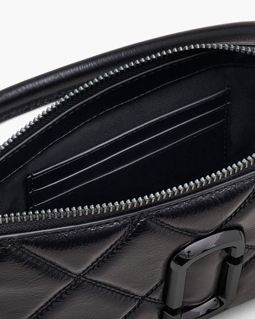 Marc Jacobs Black The Quilted Snapshot Convertible Shoulder Bag