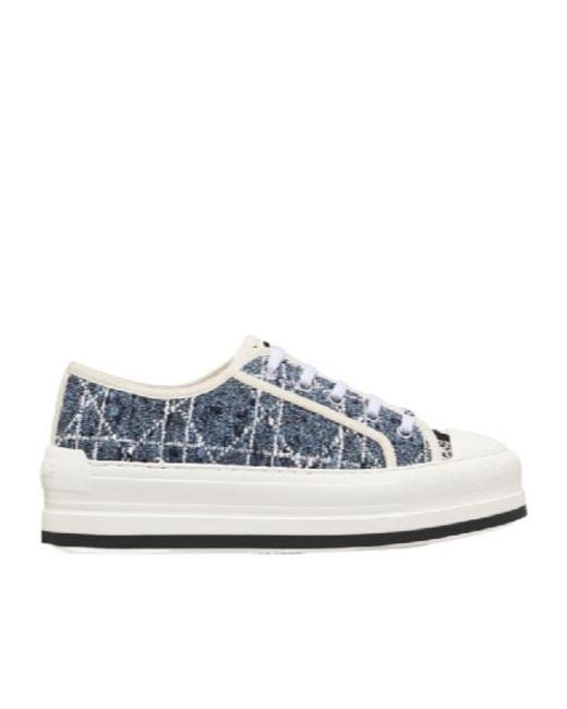 Dior White Walk'N' Platform Sneaker