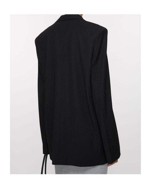 Acne Black Single-Breasted Blazer