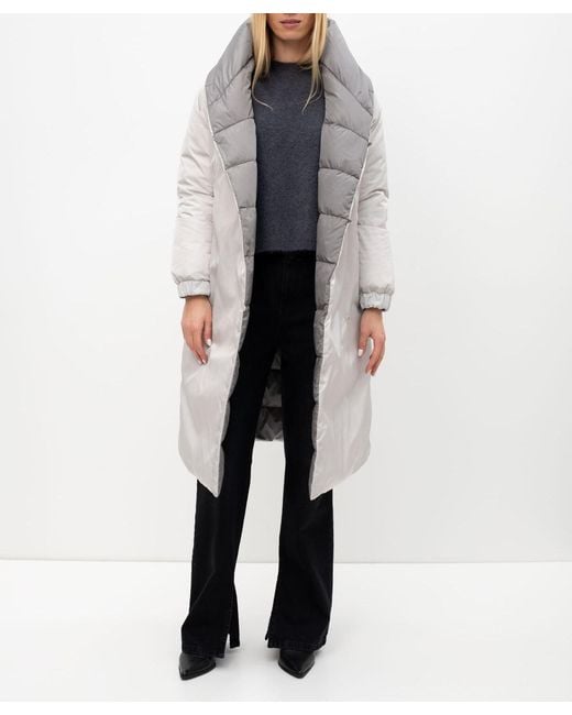 Max Mara Gray The Cube Reversible Down Coat