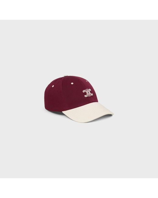 Céline Red Triomphe Richelieu Cap