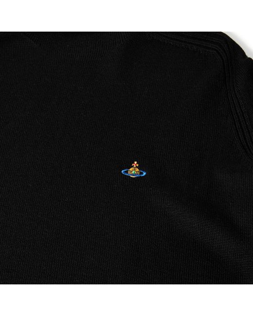 Vivienne Westwood Black Crew Neck Jumper for men