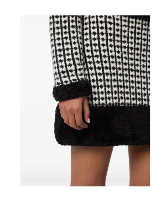 Nina Ricci Black Jacquard Mini Skirt