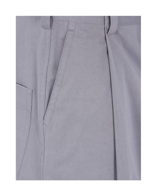 Sofie D'Hoore Gray Casual Trousers With Belt Loops