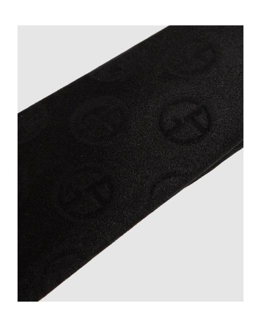Giorgio Armani Black Monogram Pattern Tie for men
