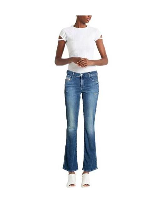 DIESEL Blue Dark Slim Flare Jeans