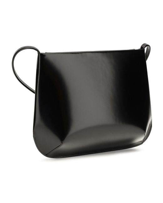 Faune Black Loge Shoulder Bag